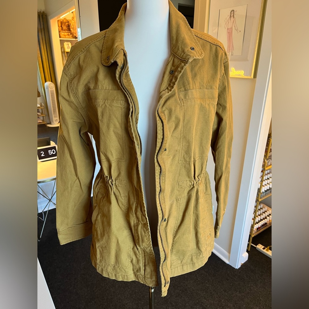 Old Navy Golden Yellow Brown Utility Jacket